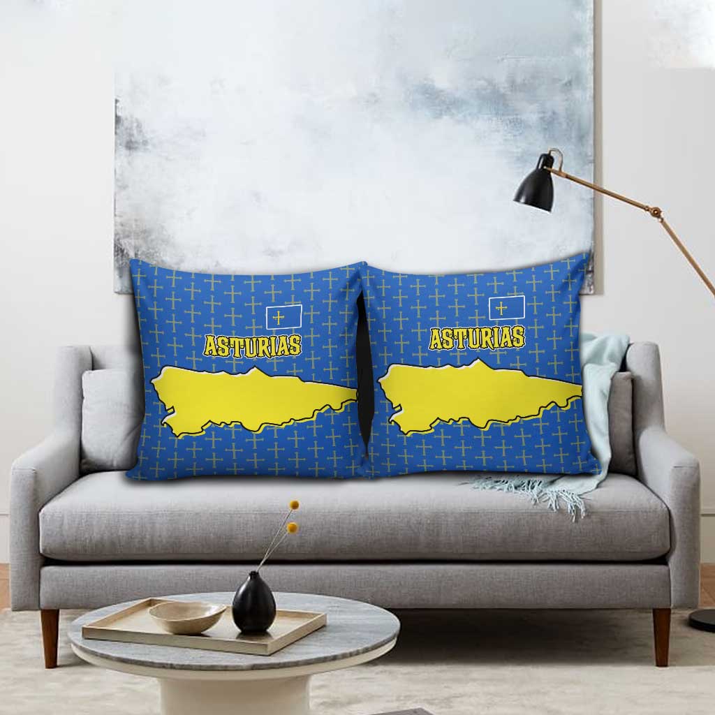 Asturias Flag Pillow Cover Autonomous Community of Spain - Wonder Print Shop