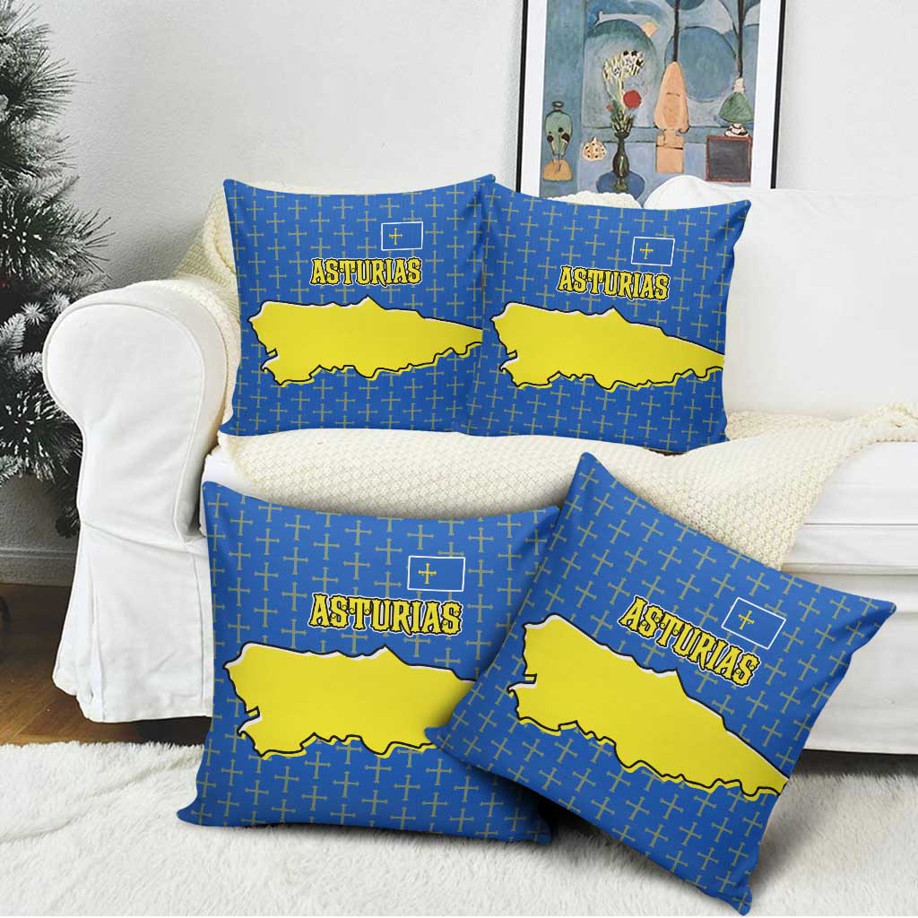 Asturias Flag Pillow Cover Autonomous Community of Spain - Wonder Print Shop