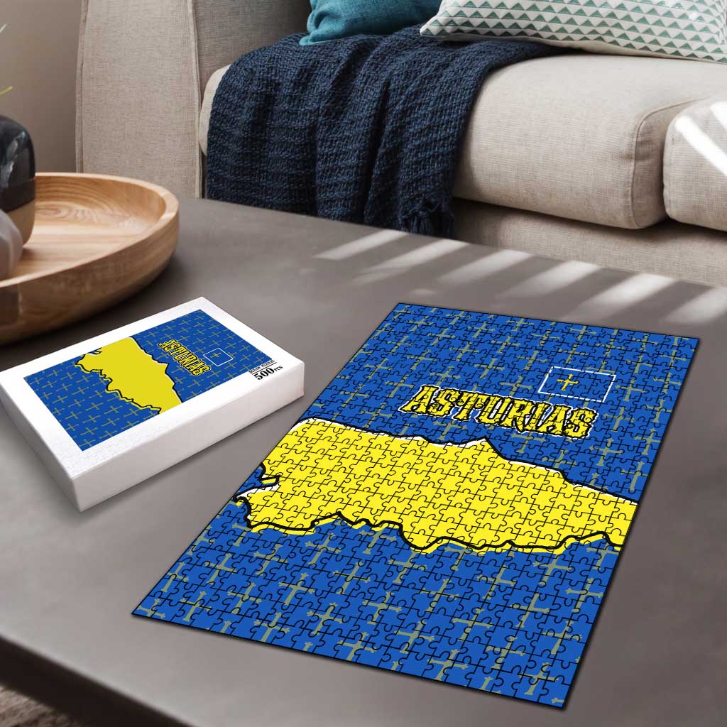 Asturias Flag Puzzle Autonomous Community of Spain - Wonder Print Shop