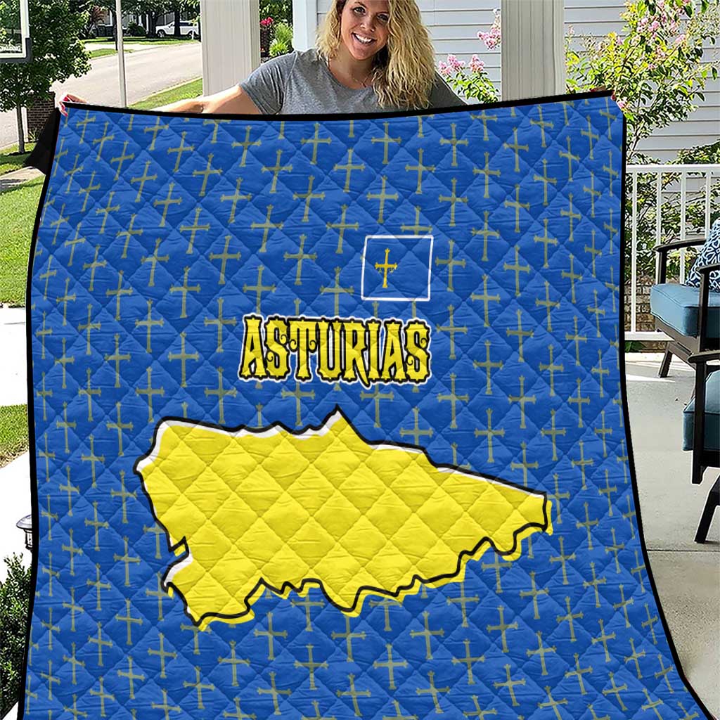 Asturias Flag Quilt Autonomous Community of Spain - Wonder Print Shop
