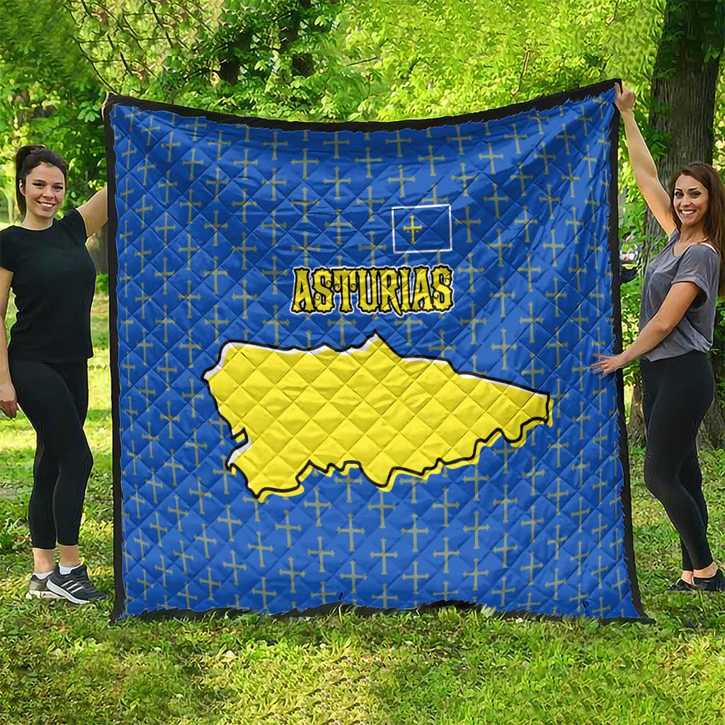 Asturias Flag Quilt Autonomous Community of Spain - Wonder Print Shop