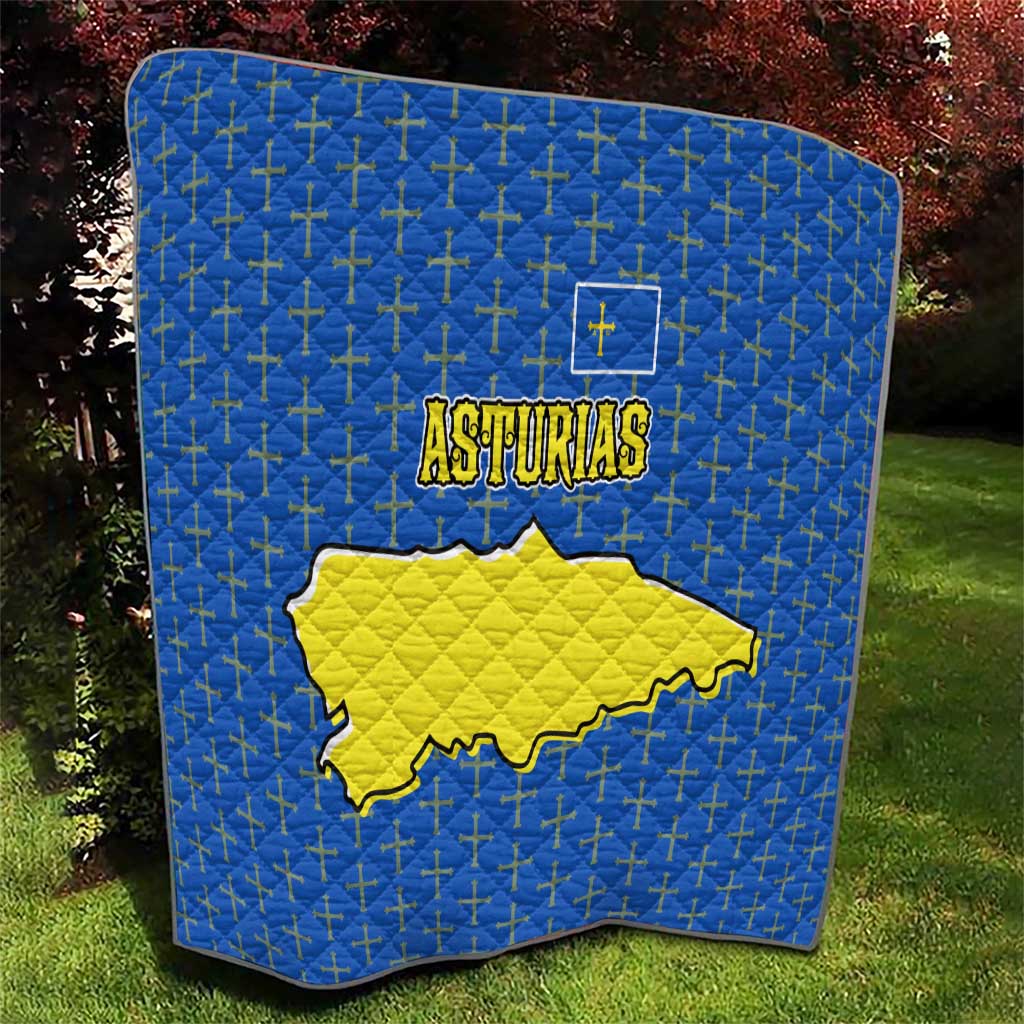 Asturias Flag Quilt Autonomous Community of Spain - Wonder Print Shop