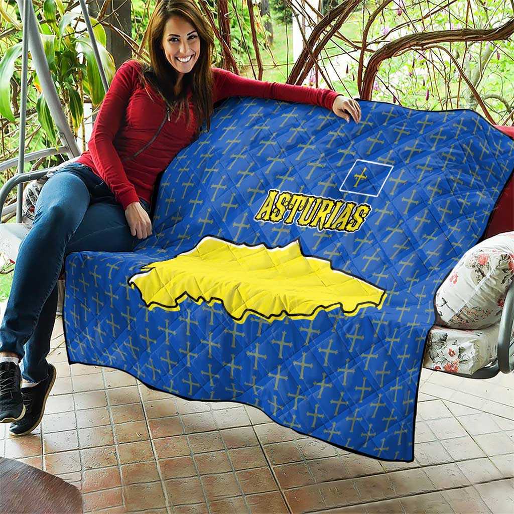 Asturias Flag Quilt Autonomous Community of Spain - Wonder Print Shop