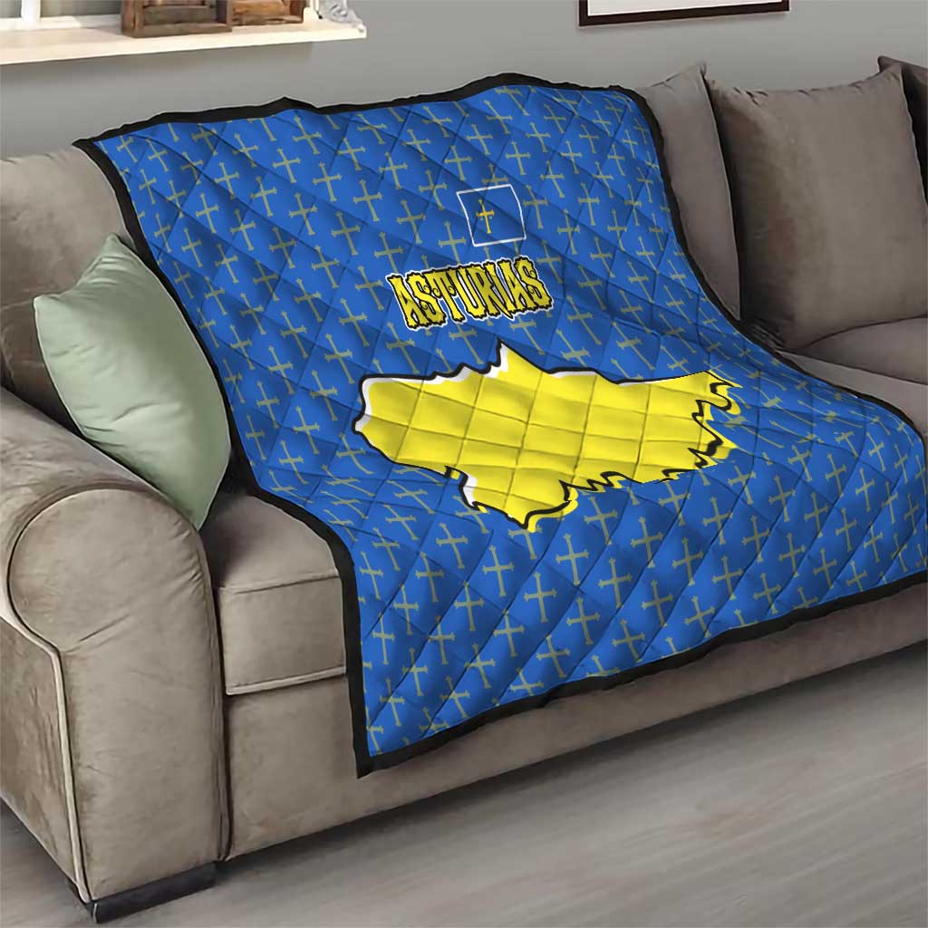 Asturias Flag Quilt Autonomous Community of Spain - Wonder Print Shop