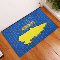 Asturias Flag Rubber Doormat Autonomous Community of Spain - Wonder Print Shop