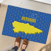 Asturias Flag Rubber Doormat Autonomous Community of Spain - Wonder Print Shop