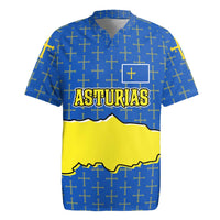 Asturias Flag Rugby Jersey Autonomous Community of Spain - Wonder Print Shop