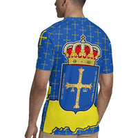Asturias Flag Rugby Jersey Autonomous Community of Spain - Wonder Print Shop