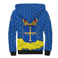 Asturias Flag Sherpa Hoodie Autonomous Community of Spain - Wonder Print Shop