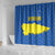 Asturias Flag Shower Curtain Autonomous Community of Spain - Wonder Print Shop