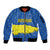Asturias Flag Sleeve Zip Bomber Jacket Autonomous Community of Spain - Wonder Print Shop
