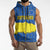 Asturias Flag Sleeveless Zip Hoodie Autonomous Community of Spain - Wonder Print Shop