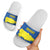 Asturias Flag Slide Sandals Autonomous Community of Spain - Wonder Print Shop