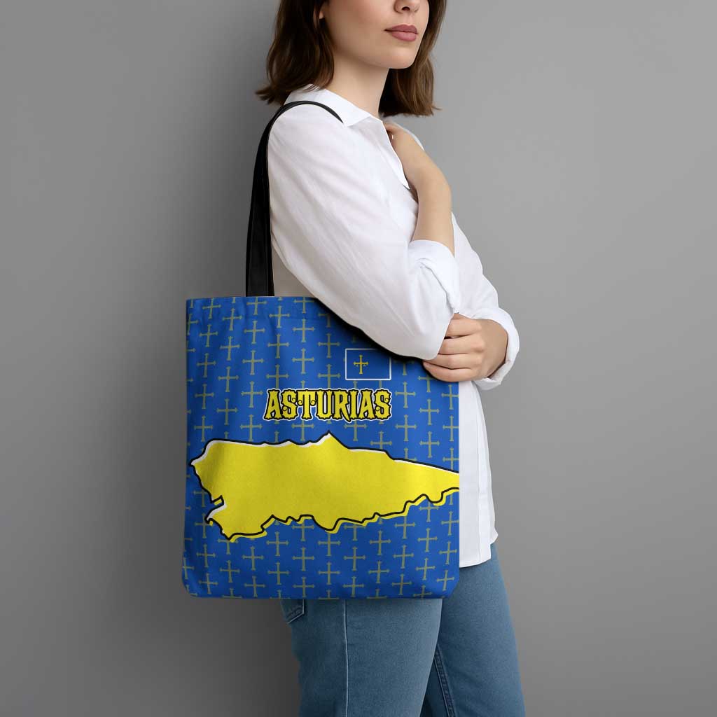 Asturias Flag Tote Bag Autonomous Community of Spain - Wonder Print Shop