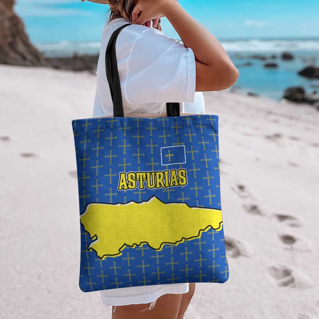Asturias Flag Tote Bag Autonomous Community of Spain - Wonder Print Shop