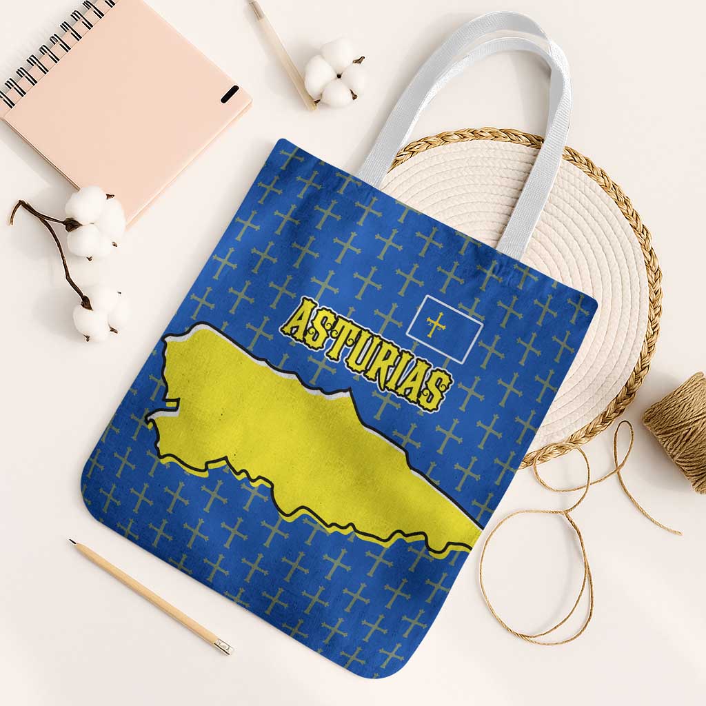 Asturias Flag Tote Bag Autonomous Community of Spain - Wonder Print Shop
