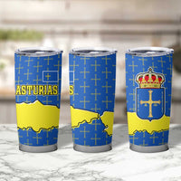 Asturias Flag Tumbler Cup Autonomous Community of Spain - Wonder Print Shop