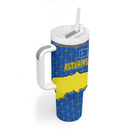 Asturias Flag Tumbler With Handle Autonomous Community of Spain - Wonder Print Shop