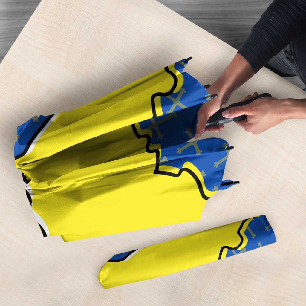 Asturias Flag Umbrella Autonomous Community of Spain - Wonder Print Shop