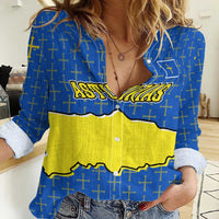 Asturias Flag Women Casual Shirt Autonomous Community of Spain - Wonder Print Shop