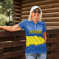 Asturias Flag Women Polo Shirt Autonomous Community of Spain - Wonder Print Shop