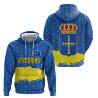 Asturias Flag Zip Hoodie Autonomous Community of Spain - Wonder Print Shop