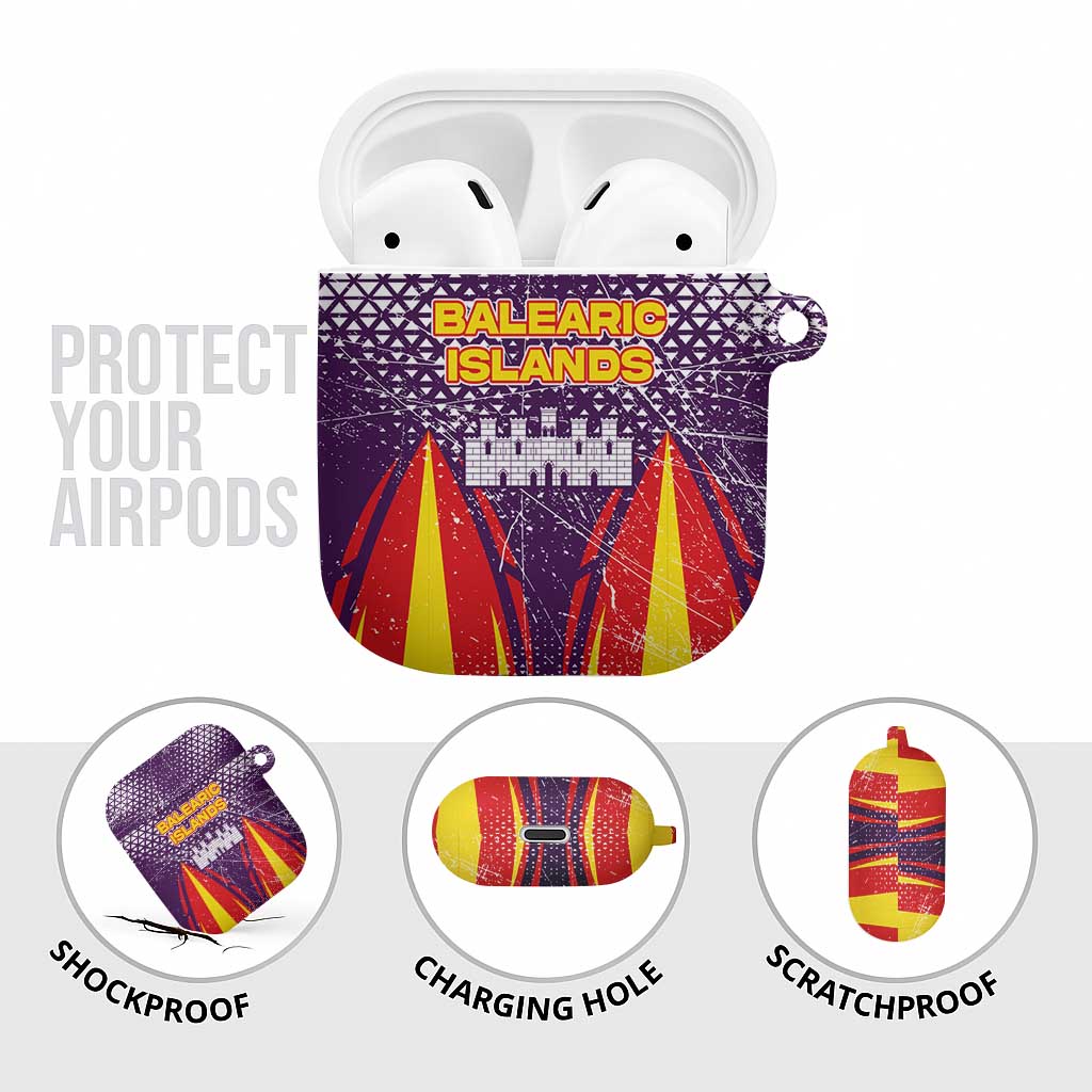 Balearic Islands Flag AirPods Case Autonomous Community of Spain - Wonder Print Shop