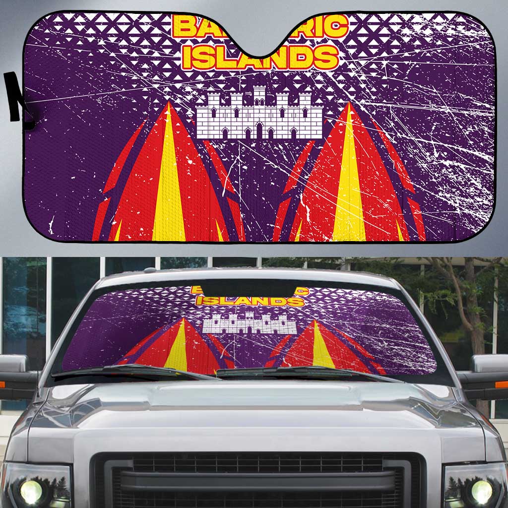 Balearic Islands Flag Auto Sun Shade Autonomous Community of Spain - Wonder Print Shop