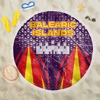 Balearic Islands Flag Beach Blanket Autonomous Community of Spain - Wonder Print Shop