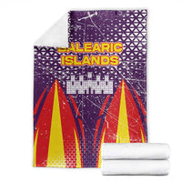 Balearic Islands Flag Blanket Autonomous Community of Spain - Wonder Print Shop