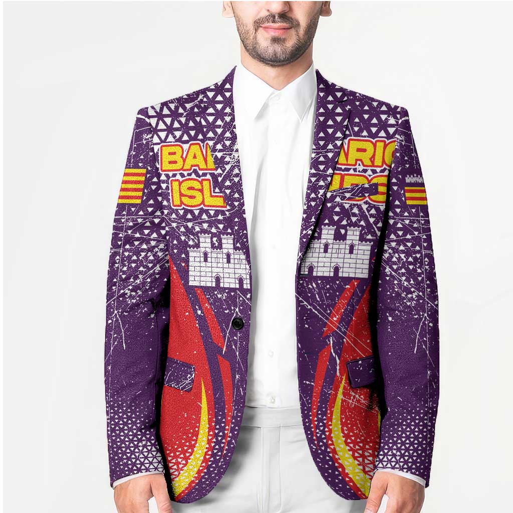 Balearic Islands Flag Blazer Autonomous Community of Spain - Wonder Print Shop