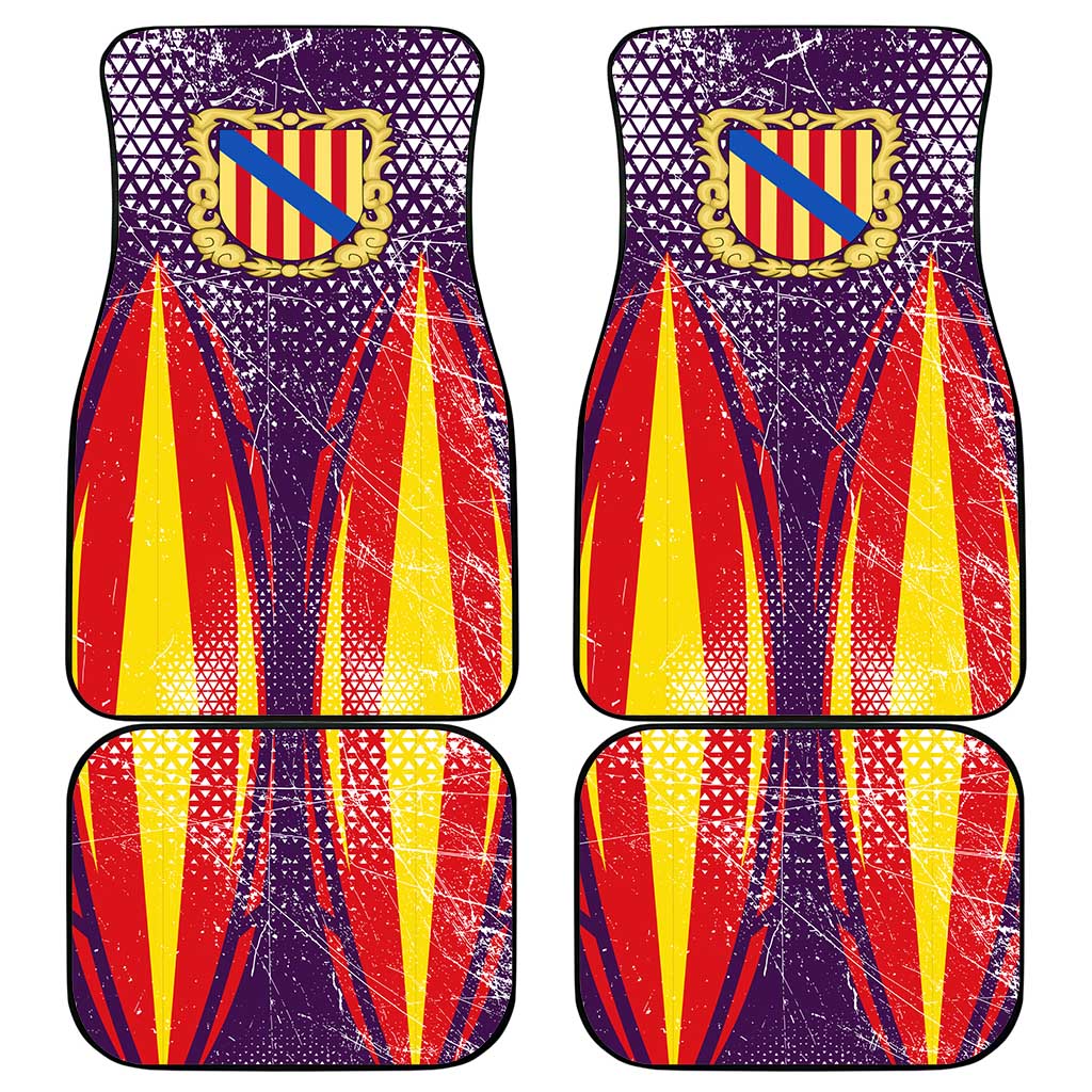 Balearic Islands Flag Car Mats Autonomous Community of Spain - Wonder Print Shop