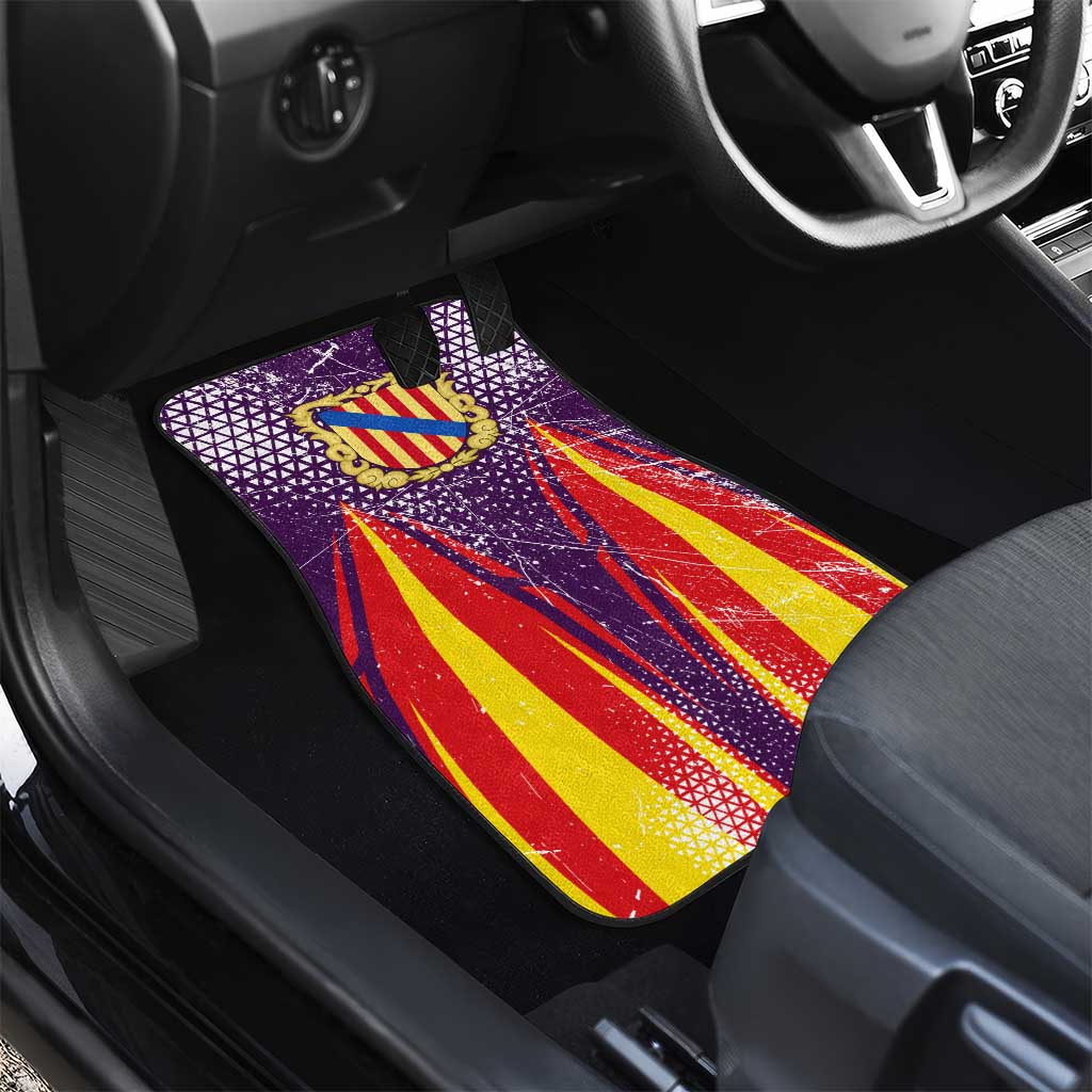 Balearic Islands Flag Car Mats Autonomous Community of Spain - Wonder Print Shop