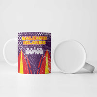 Balearic Islands Flag Ceramic Mug Autonomous Community of Spain - Wonder Print Shop