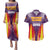 Balearic Islands Flag Couples Matching Puletasi and Hawaiian Shirt Autonomous Community of Spain - Wonder Print Shop
