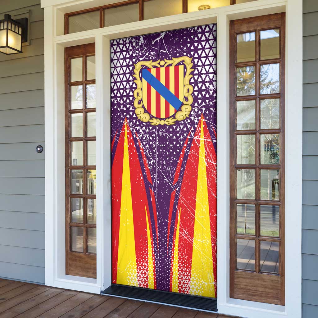 Balearic Islands Flag Door Cover Autonomous Community of Spain - Wonder Print Shop