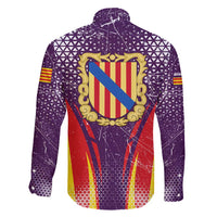 Balearic Islands Flag Family Matching Long Sleeve Bodycon Dress and Hawaiian Shirt Autonomous Community of Spain - Wonder Print Shop