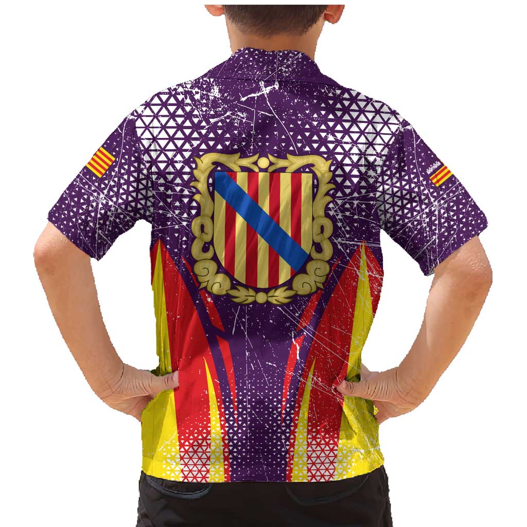 Balearic Islands Flag Family Matching Mermaid Dress and Hawaiian Shirt Autonomous Community of Spain - Wonder Print Shop