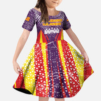 Balearic Islands Flag Family Matching Mermaid Dress and Hawaiian Shirt Autonomous Community of Spain - Wonder Print Shop