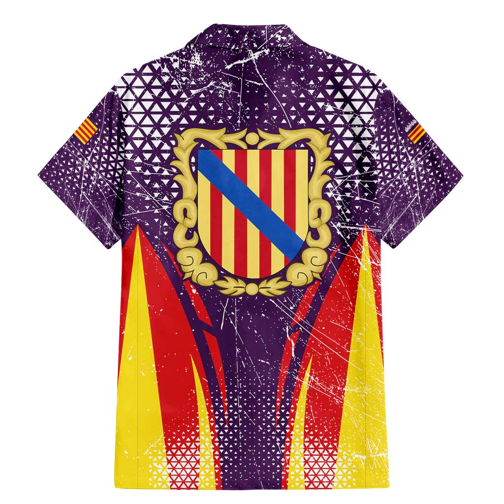 Balearic Islands Flag Family Matching Mermaid Dress and Hawaiian Shirt Autonomous Community of Spain - Wonder Print Shop