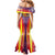 Balearic Islands Flag Family Matching Mermaid Dress and Hawaiian Shirt Autonomous Community of Spain - Wonder Print Shop