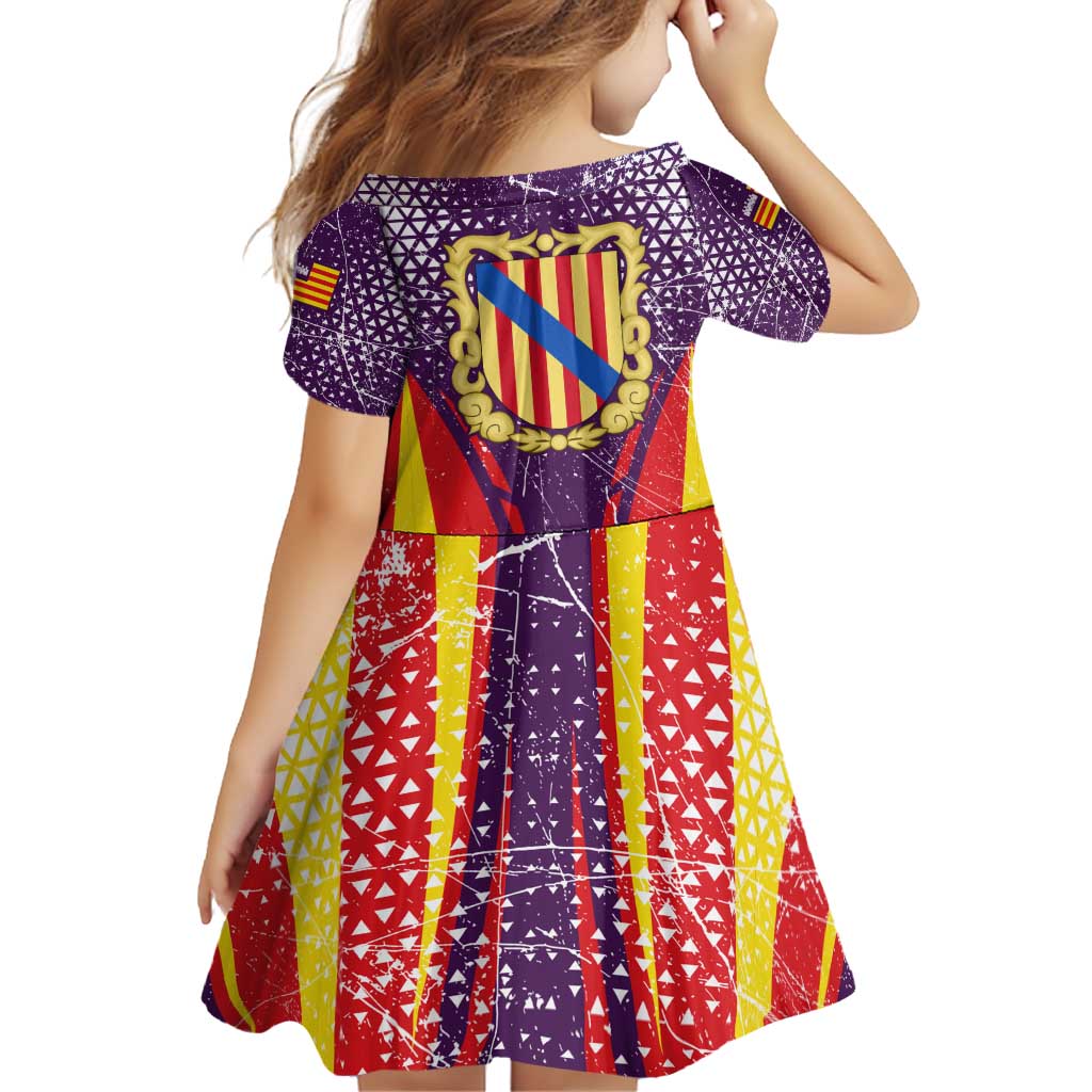 Balearic Islands Flag Family Matching Puletasi and Hawaiian Shirt Autonomous Community of Spain - Wonder Print Shop