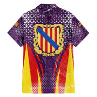 Balearic Islands Flag Family Matching Puletasi and Hawaiian Shirt Autonomous Community of Spain - Wonder Print Shop