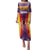 Balearic Islands Flag Family Matching Puletasi and Hawaiian Shirt Autonomous Community of Spain - Wonder Print Shop
