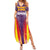 Balearic Islands Flag Family Matching Summer Maxi Dress and Hawaiian Shirt Autonomous Community of Spain - Wonder Print Shop