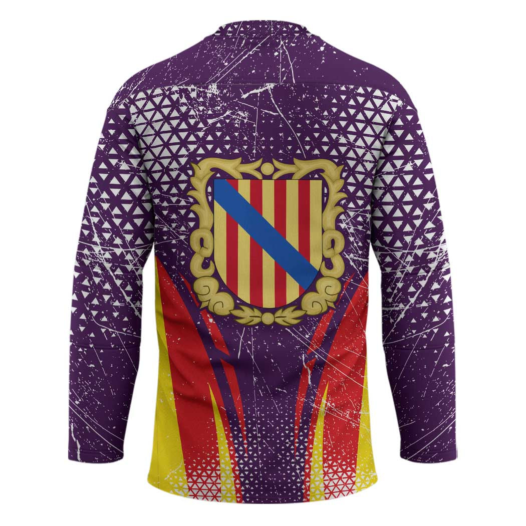 Balearic Islands Flag Hockey Jersey Autonomous Community of Spain - Wonder Print Shop
