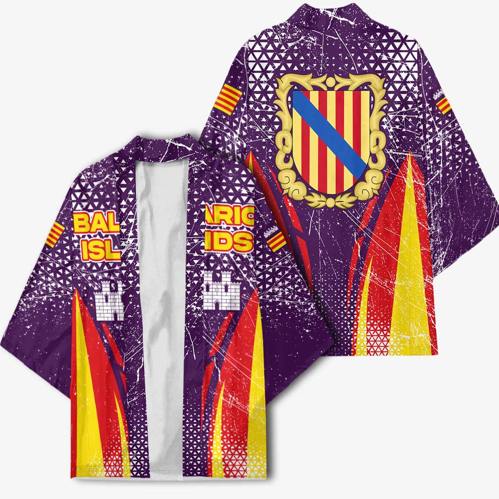 Balearic Islands Flag Kimono Autonomous Community of Spain - Wonder Print Shop