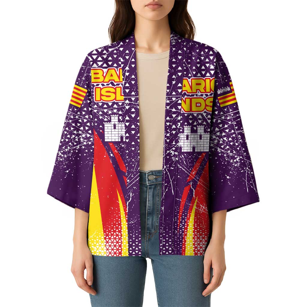 Balearic Islands Flag Kimono Autonomous Community of Spain - Wonder Print Shop