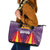 Balearic Islands Flag Leather Tote Bag Autonomous Community of Spain - Wonder Print Shop