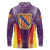 Balearic Islands Flag Long Sleeve Polo Shirt Autonomous Community of Spain - Wonder Print Shop